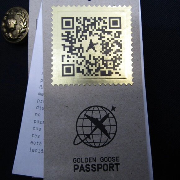 NEW GOLDEN GOOSE Men's Dave Double-Breasted Blazer Size 46 Navy Blue – Tailored - Picture 8 of 16